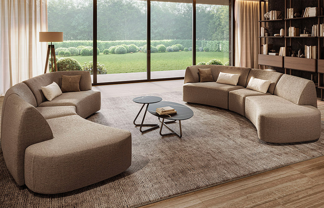 Divani vis a vis INCONTRO - Dema schienale e bracciolo regolabili